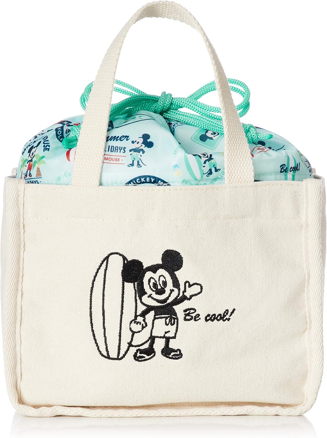 Amazon ルートート ディズニー 簡易 保冷ランチ トートバッグ Ip サーモキーパー 2way Disney 8165 ミッキー Rootote ルートート エコバッグ 買い物バッグ
