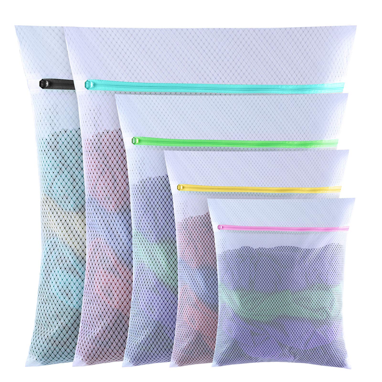 Gogooda Laundry Bags Washing Machine Bags (Diomond Mesh(5 PCS))