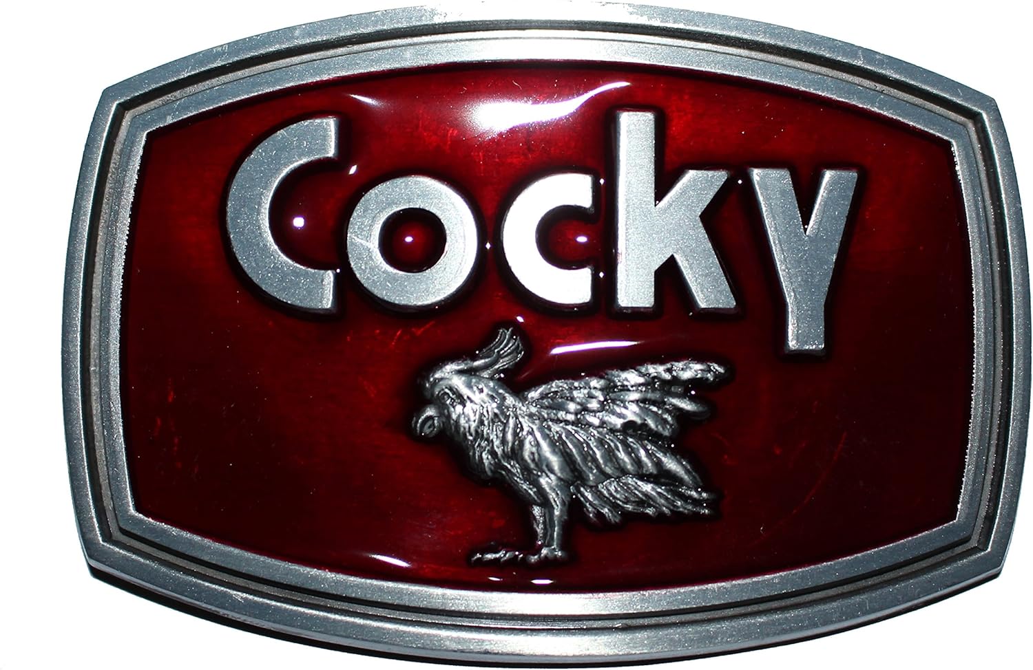Booth's "Cocky" Belt Buckle from Bones at Amazon Men’s Clothing store