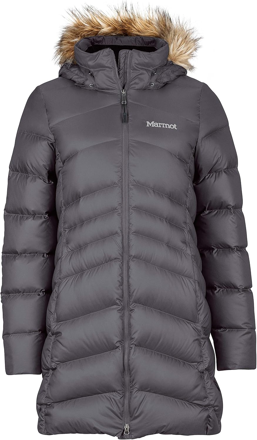 Marmot Women's Montreal Knee-length Down Puffer Coat: Clothing