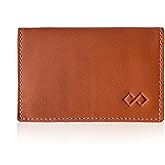 Infinity Wallet Leather Minimalist Wallets for Men and Women (Cognac)