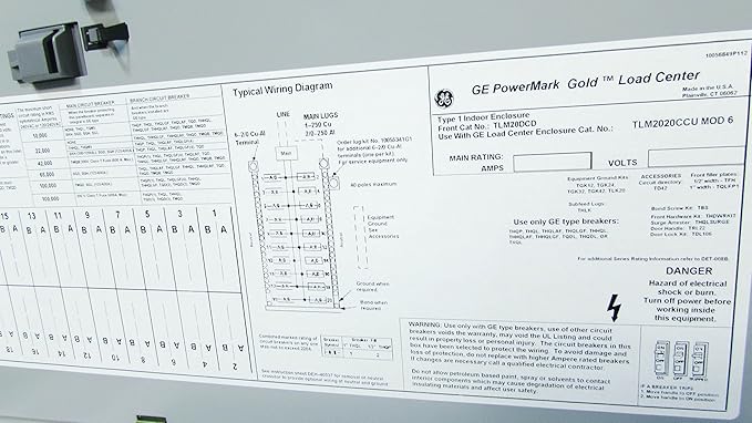 Ge Powermark Gold Load Center Wiring Diagram - Drivenheisenberg