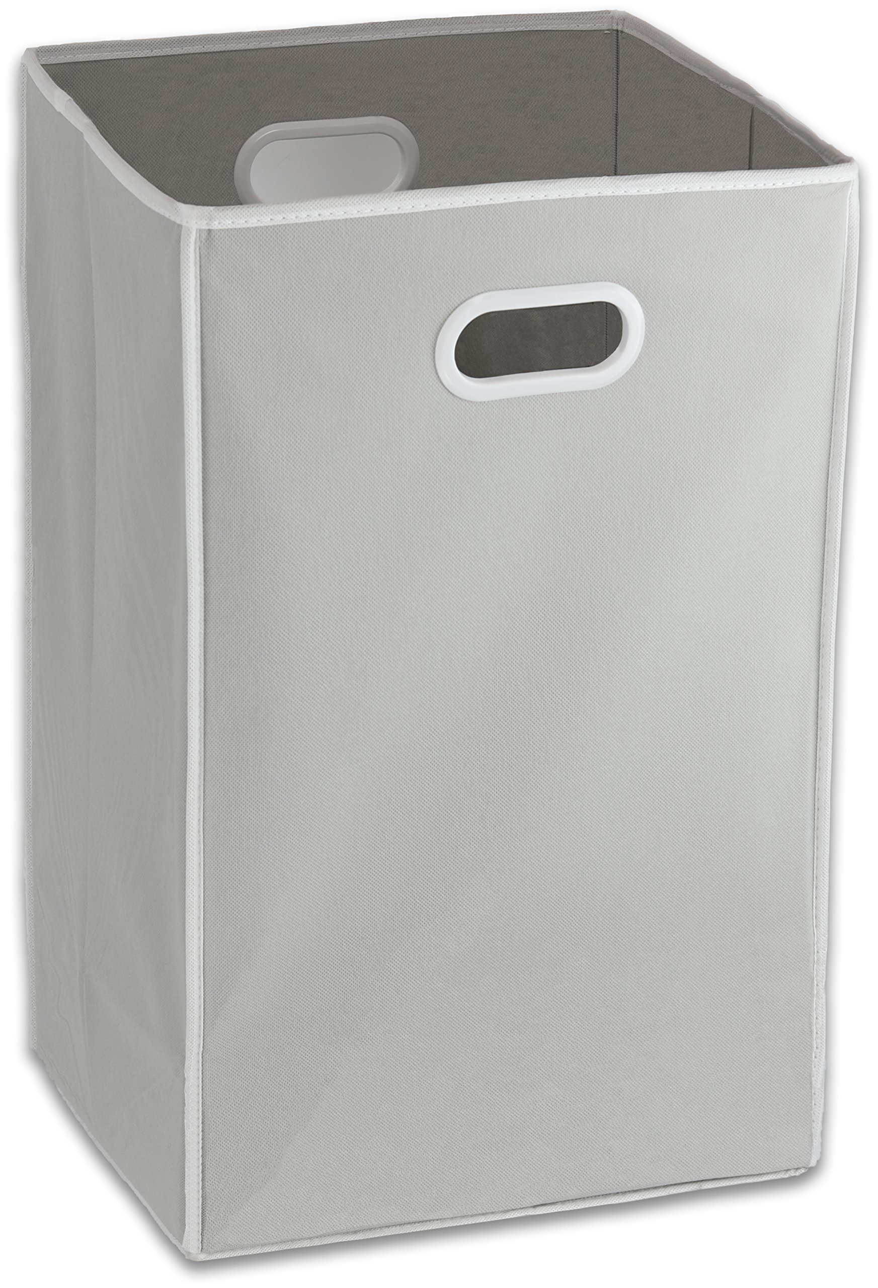 SimpleHouseware Foldable Closet Laundry Hamper Basket, Grey LAVORIST