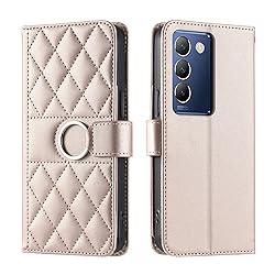 Lucyliy Compatible with vivo T3 5G Case Flip PU