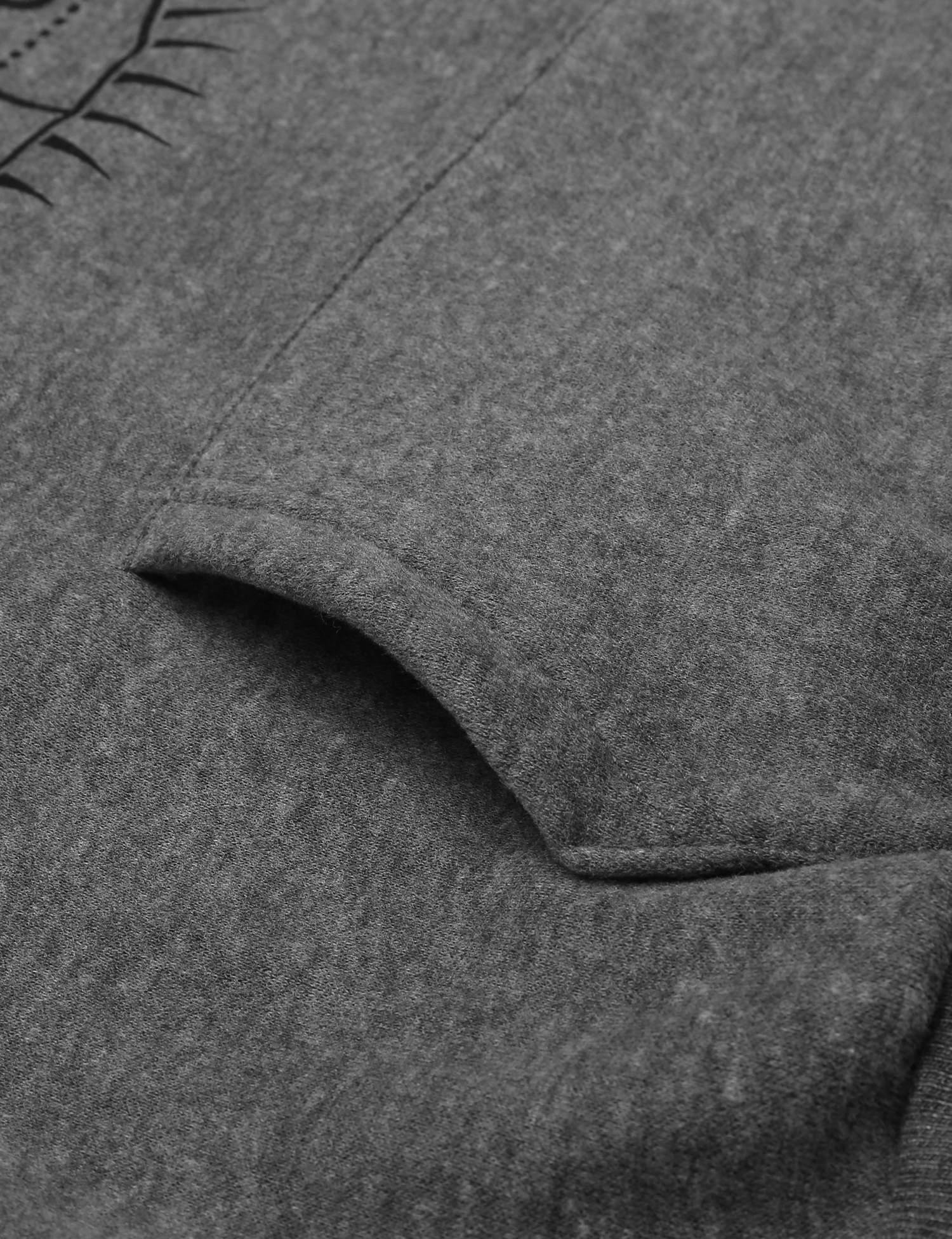 Etuoji Women Hooded Long Sleeve Letters Printed Pullover Casual Sweatshirt