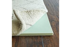 RUGPADUSA - Cloud Comfort Memory Foam - 7'6" x 9'6" - 7/16" Thick - Luxurious Cushioned Rug Pad - Water Resistant