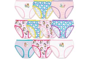 DREAMWORKS GABBY'S DOLLHOUSE girls Amazon Exclusive 10-pack of Soft 100% Combed Cotton Underwear, 2/3t, 4t, 4, 6 and 8