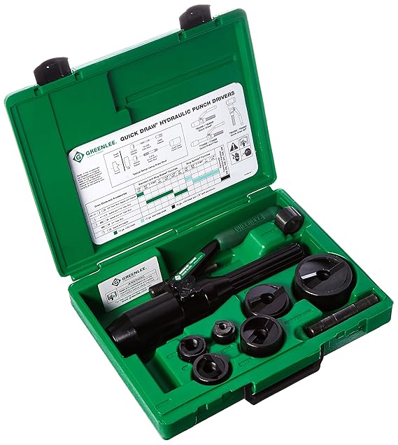 GREENLEE 7806SB Quick Draw Hydraulic Punch Driver And Kit With Conduit