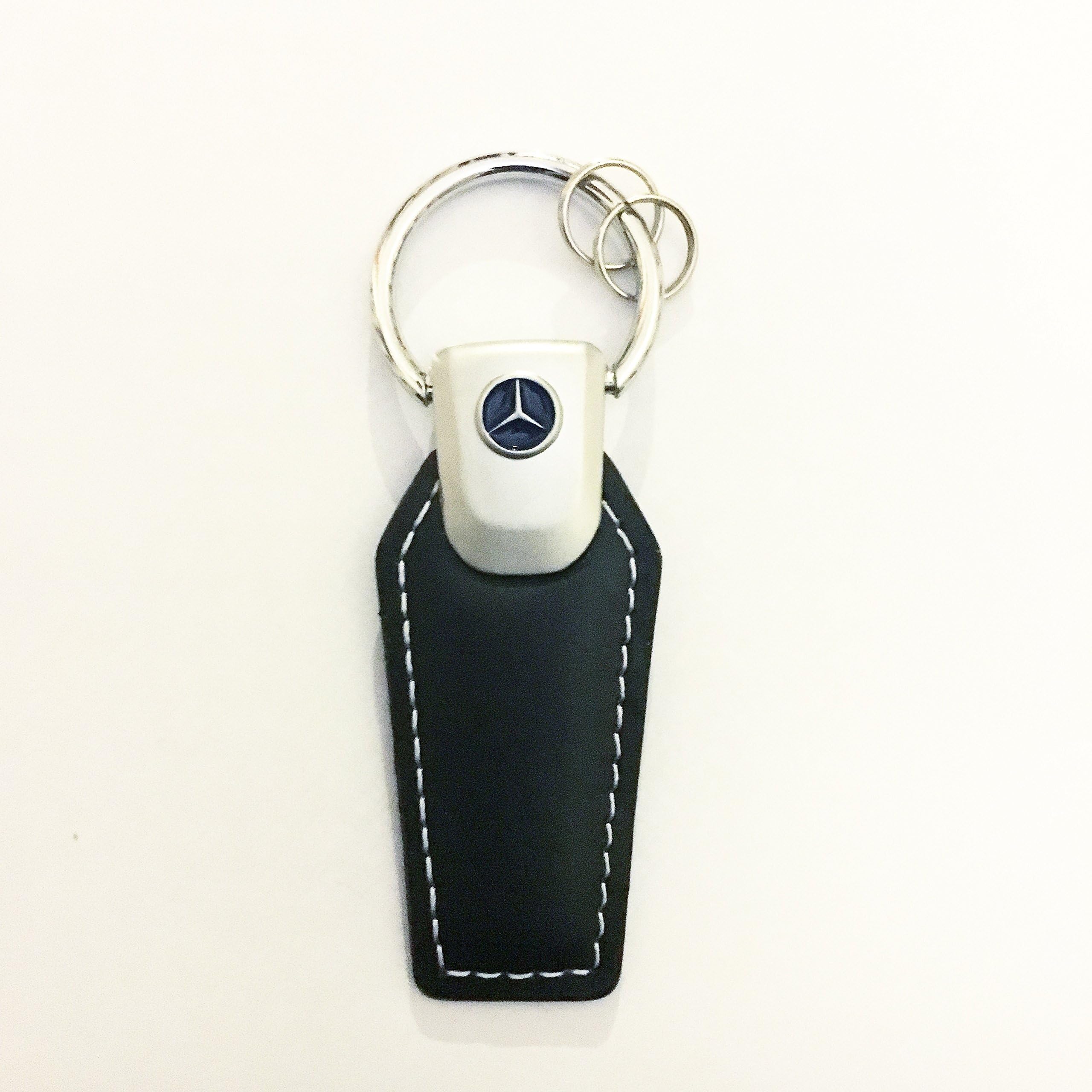 MERCEDES Key Ring Benz C Class Genuine Leather Detachable Keyring Mercedes A Class Keyring