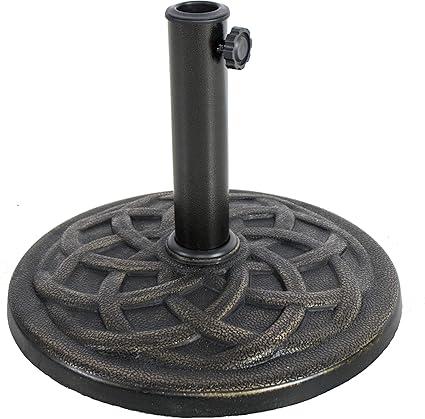 bronze umbrella base
