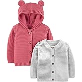 Simple Joys by Carter's Unisex-Baby 2-Pack Knit Cardigan Sweaters