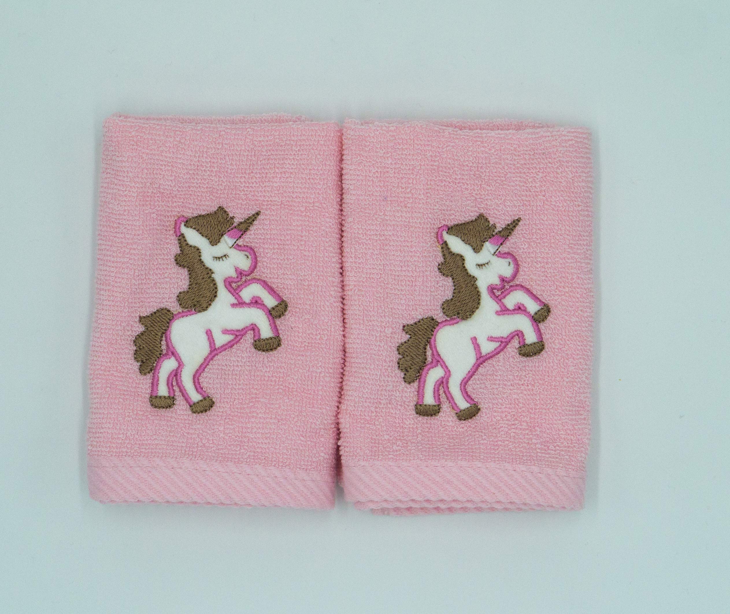 Pack of 2 Unicorn Face Cloth