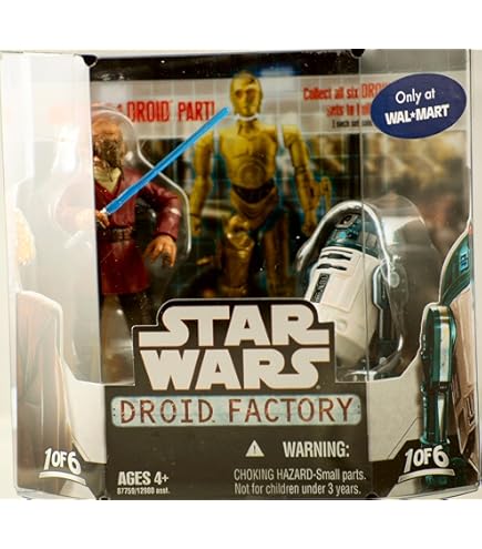 Amazon.com: Star Wars Saga 2008 Build-A-Droid Factory Action