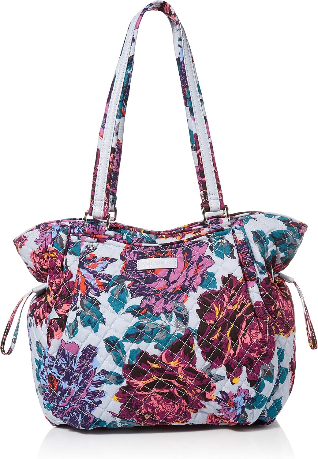 Vera Bradley Iconic Glenna Satchel, Signature Cotton Handbags