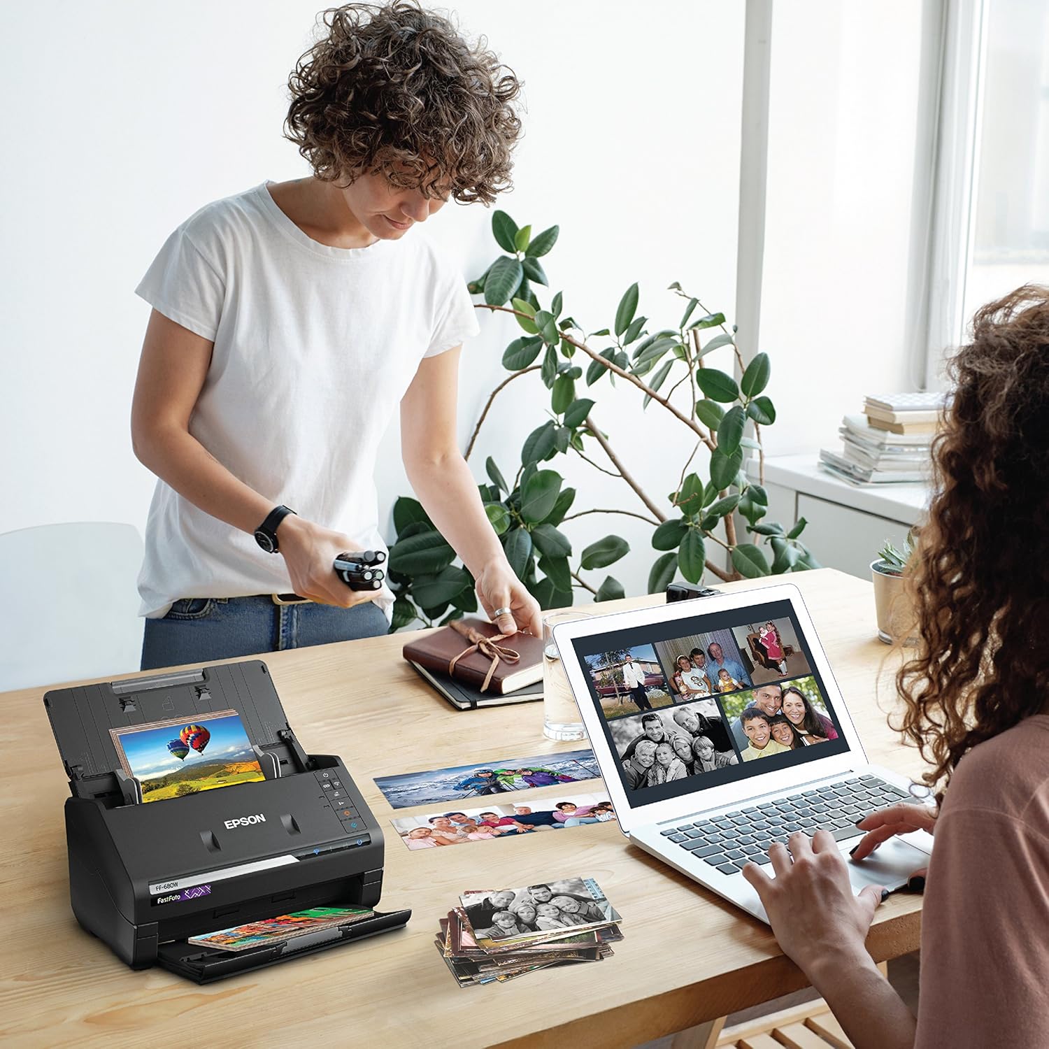 Epson FastFoto FF-680W Wireless High-Speed Photo and Document Scanning System, Black: Electronics