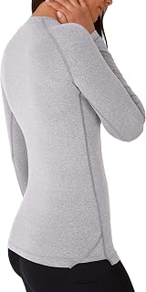 TCA Super Thermal Top Women Marl Grey XXL Thermal Vest Base Layer Ski view 3