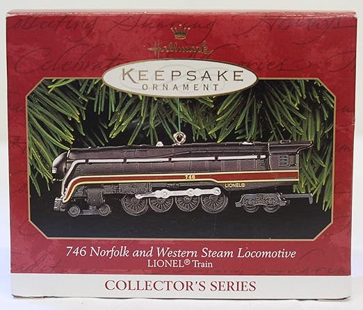 hallmark lionel train ornament series