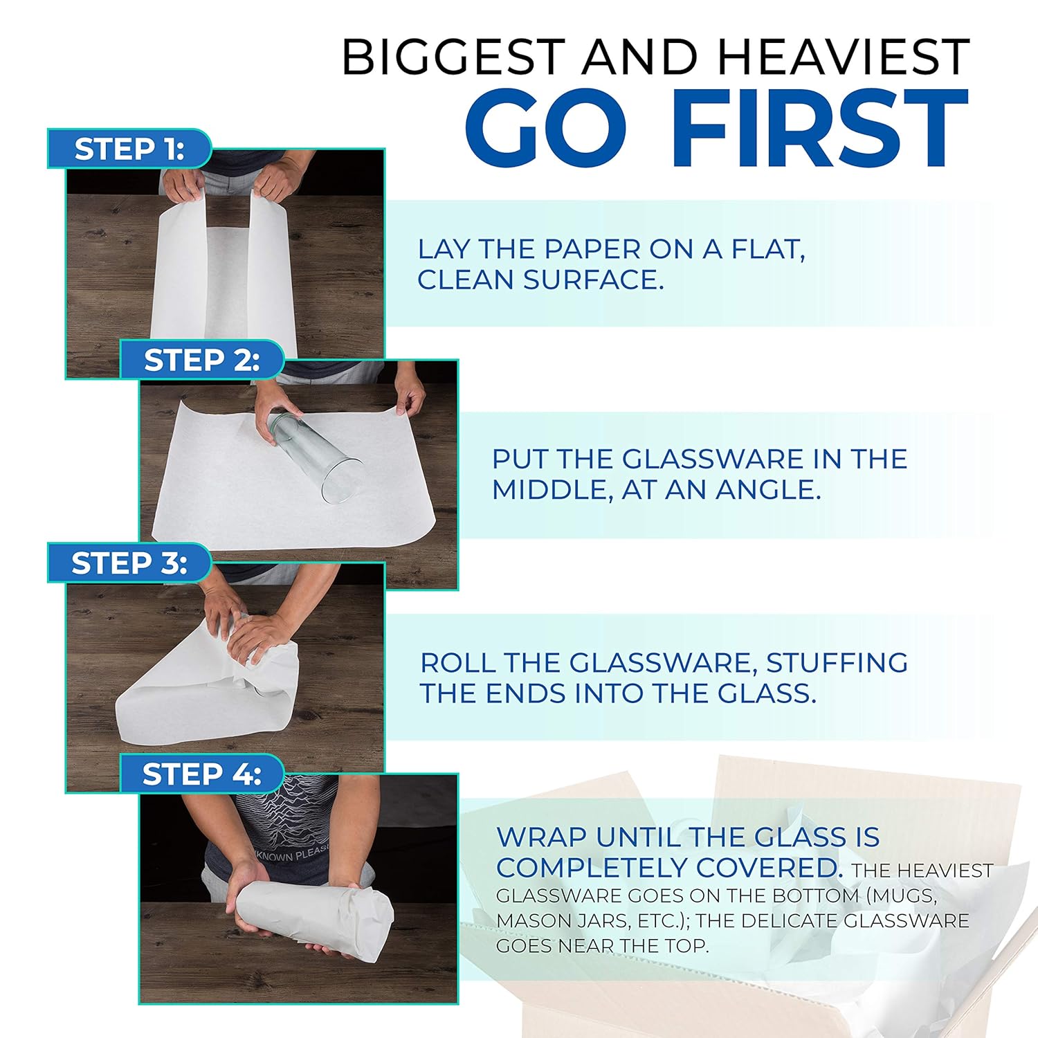 Packing Paper Sheets for Moving - 20lb - 640 Sheets of Newsprint Paper - Must Have in Your Moving Supplies - 27" x 17" - Made in USA: Industrial & Scientific