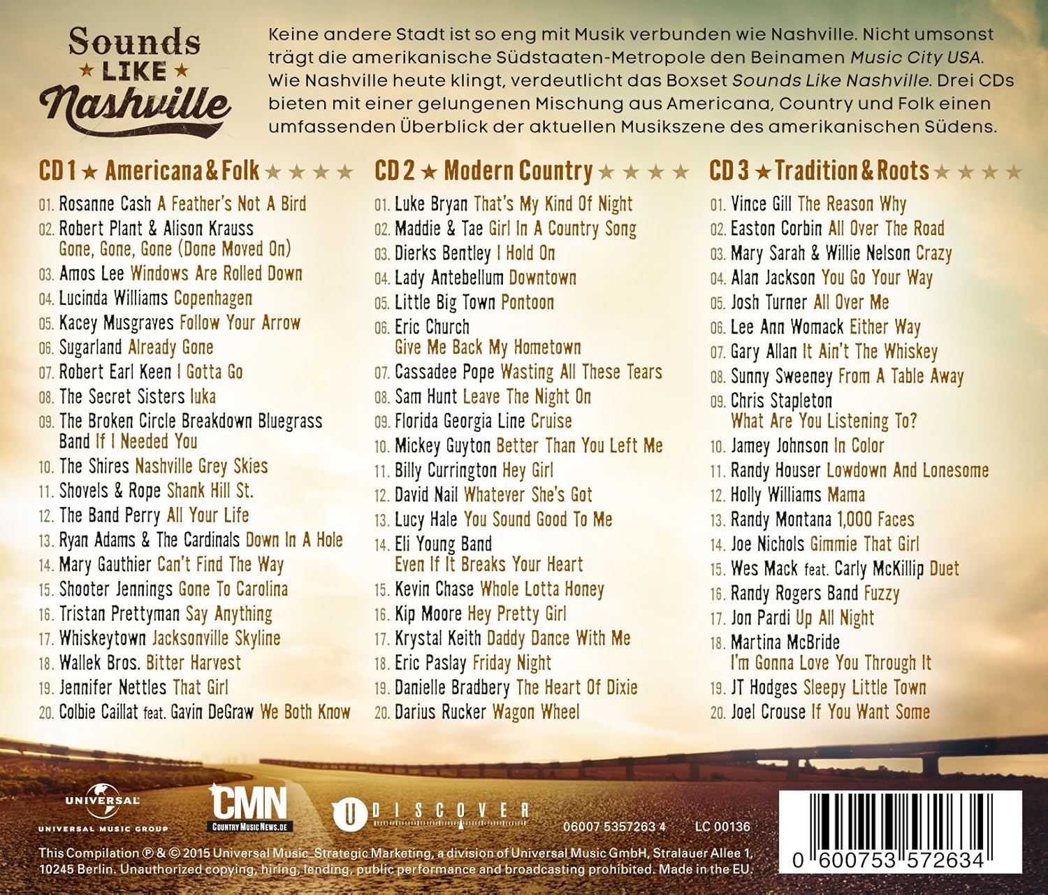 Various Artists Sounds Like Nashville Amazon Com Music