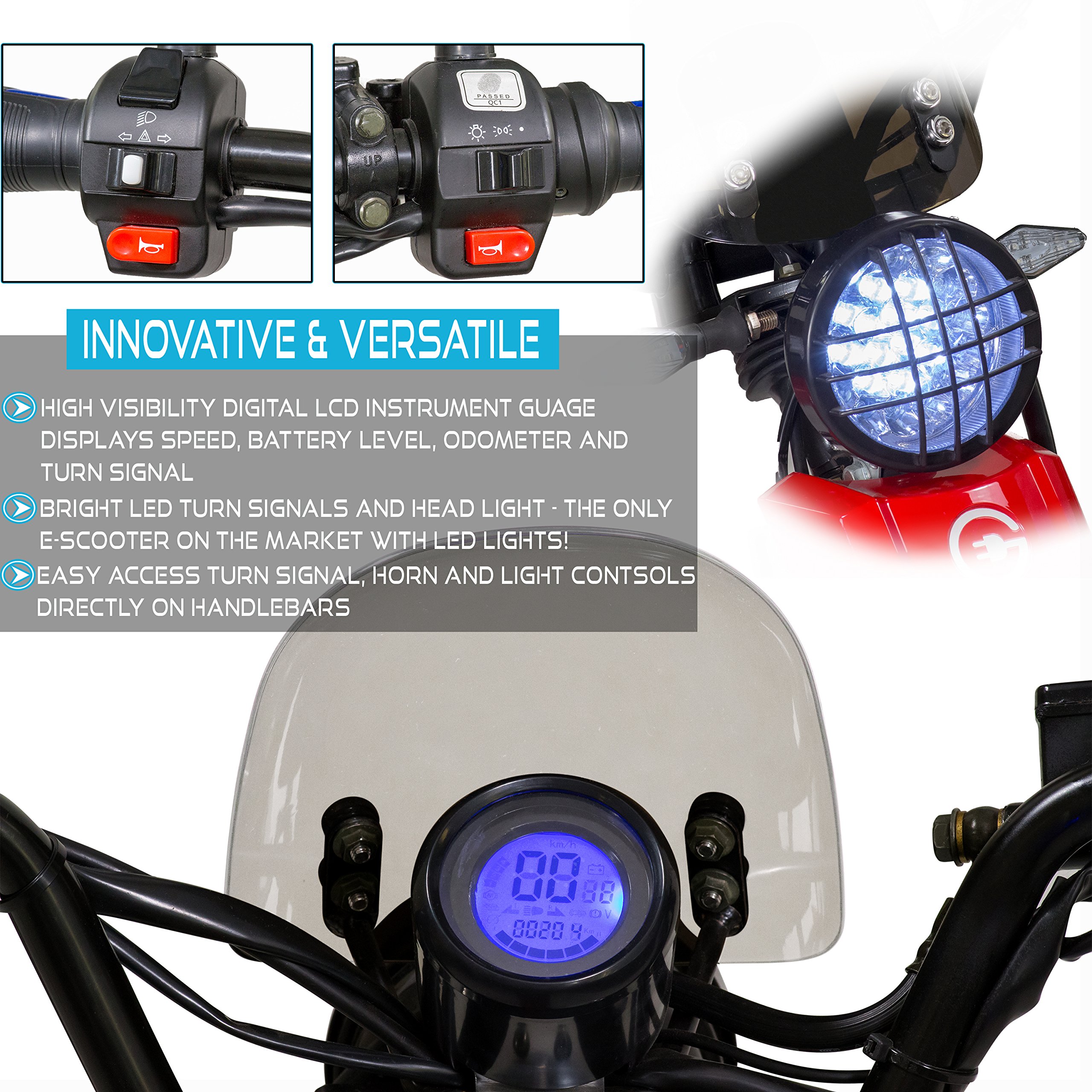 GigaByke Groove 750 Watt Motorized EBike Street Legal Electric Moped