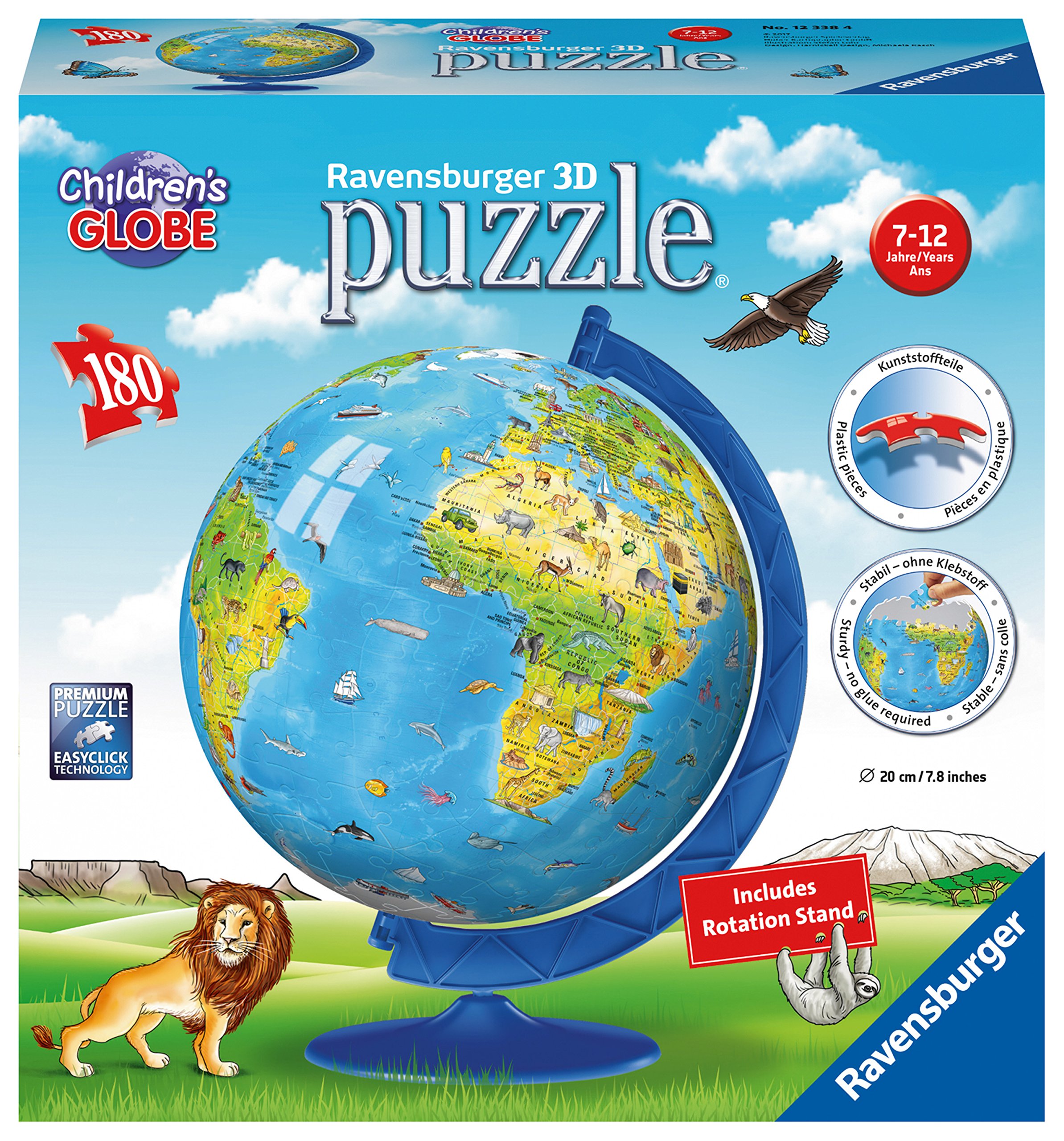 Ravensburger Children's World Globe 3D Puzzle (180 pc) eBay