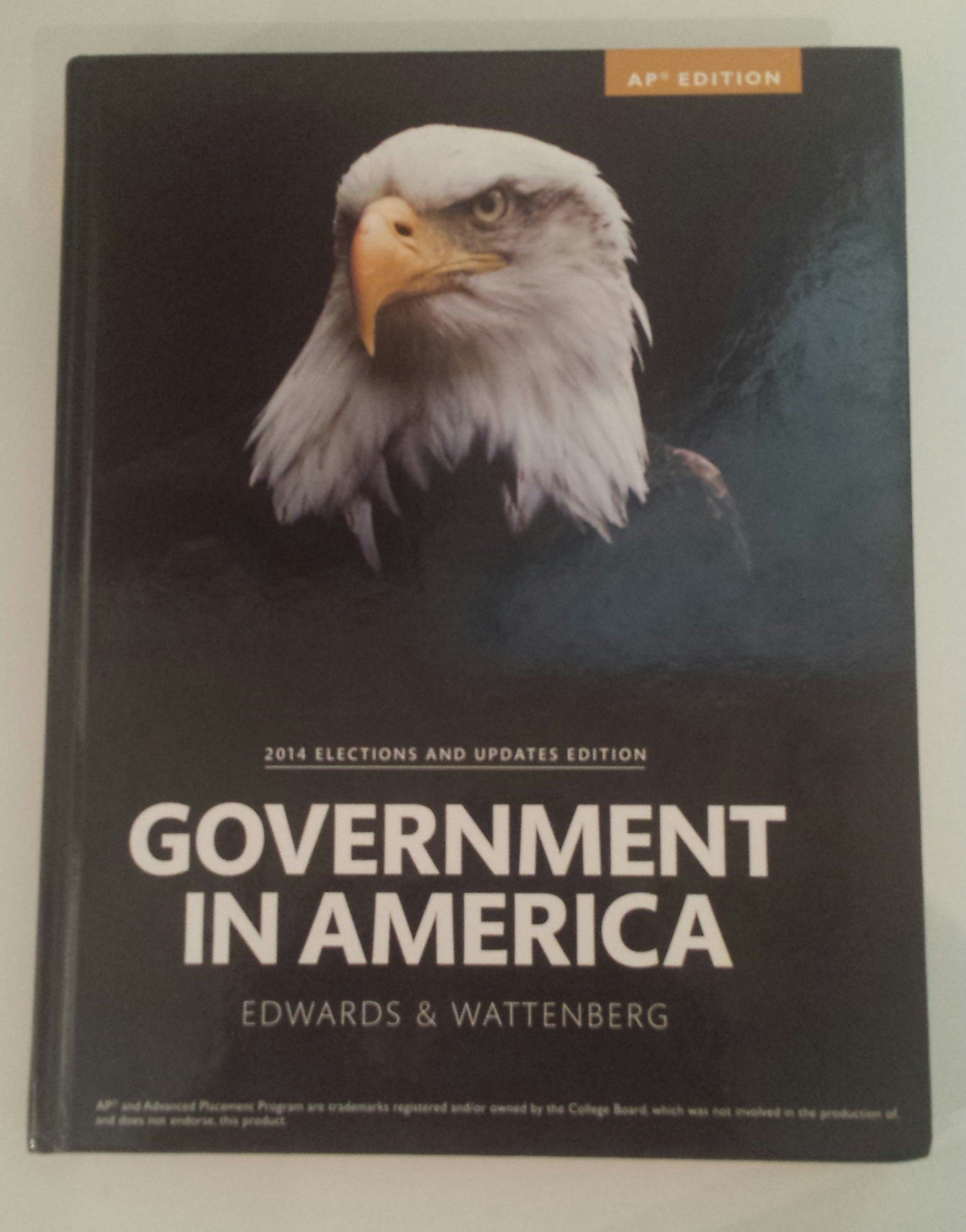 Government In America Edwards Wattenberg 9780133991758 Amazon Com Books