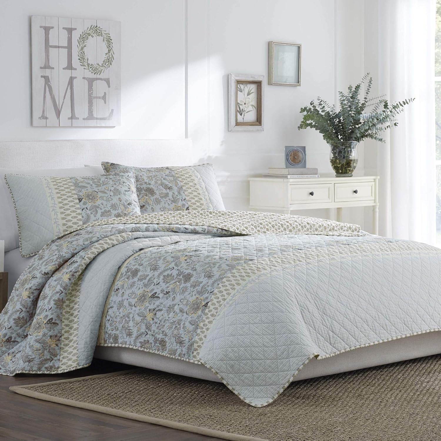 Nostalgia Home Catherine Quilt, Twin, Multi