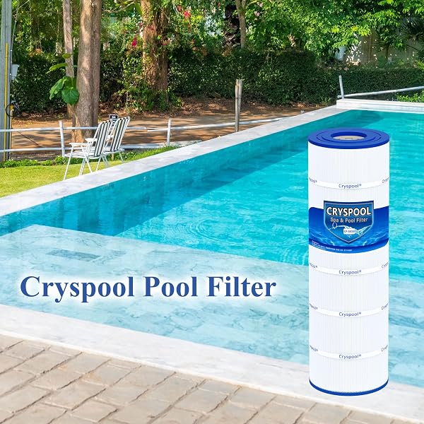 CRYSPOOL® 08058 FILTER COMPATIBLE WITH PWWPC125B, PXC-125, POSI-CLEAR PXC-150, C-8413, FC-2575, 125 SQ. FT POOL FILTER CARTRIDGE, 1 PACK