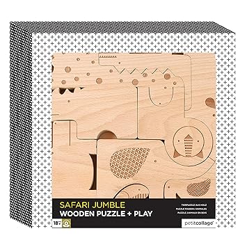 wooden animal puzzle target