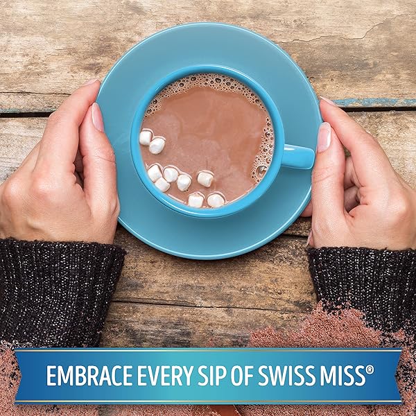 SWISS MISS CHOCOLATE HOT COCOA MIX WITH MARSHMALLOWS, HOT COCOA BAR SUPPLIES, 1.38 OZ., 30-COUNT ENVELOPES