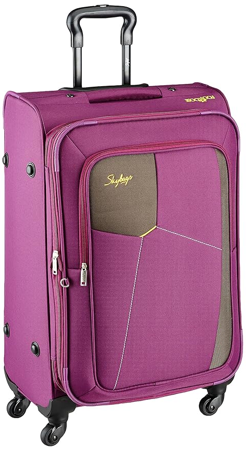 Skybags Footloose Rubik Polyester 680 mm Purple Softsided Check-in Luggage (STRUW68EPPL)