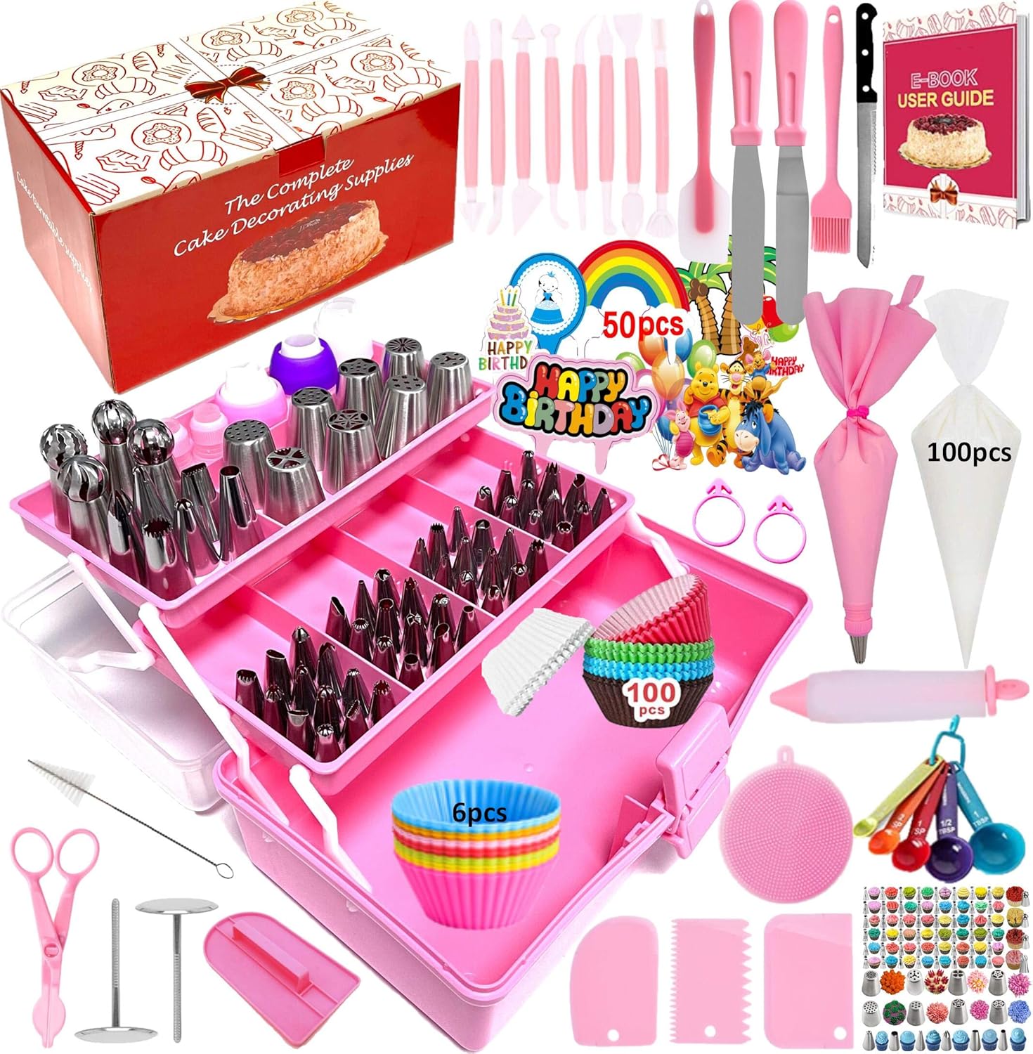 Cake Decorating Supplies 359Piece Piping Bags