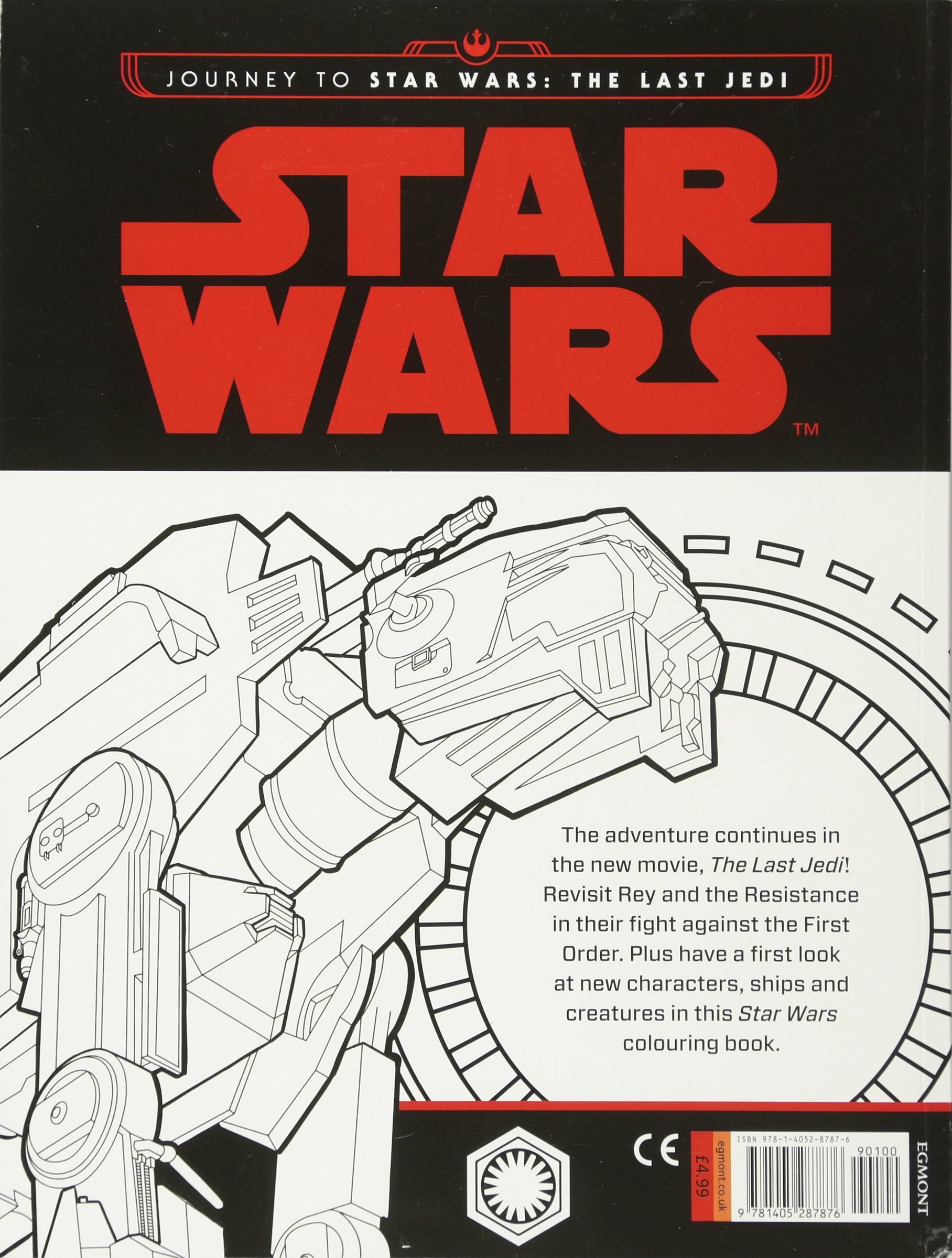 Star Wars Journey To The Last Jedi Colouring Book Amazon Co Uk Books