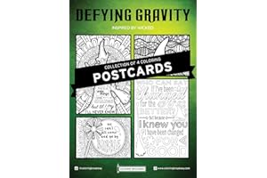 Coloring Broadway - Wicked Inspired Coloring Postcards (Set of 4), Defying Gravity Musical Theater Merchandise, Printed on Matte Card Stock (5” x 7”), Ideal Gift for a Broadway Theater Lover