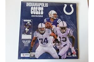 Indianapolis Colts 2018 Calendar
