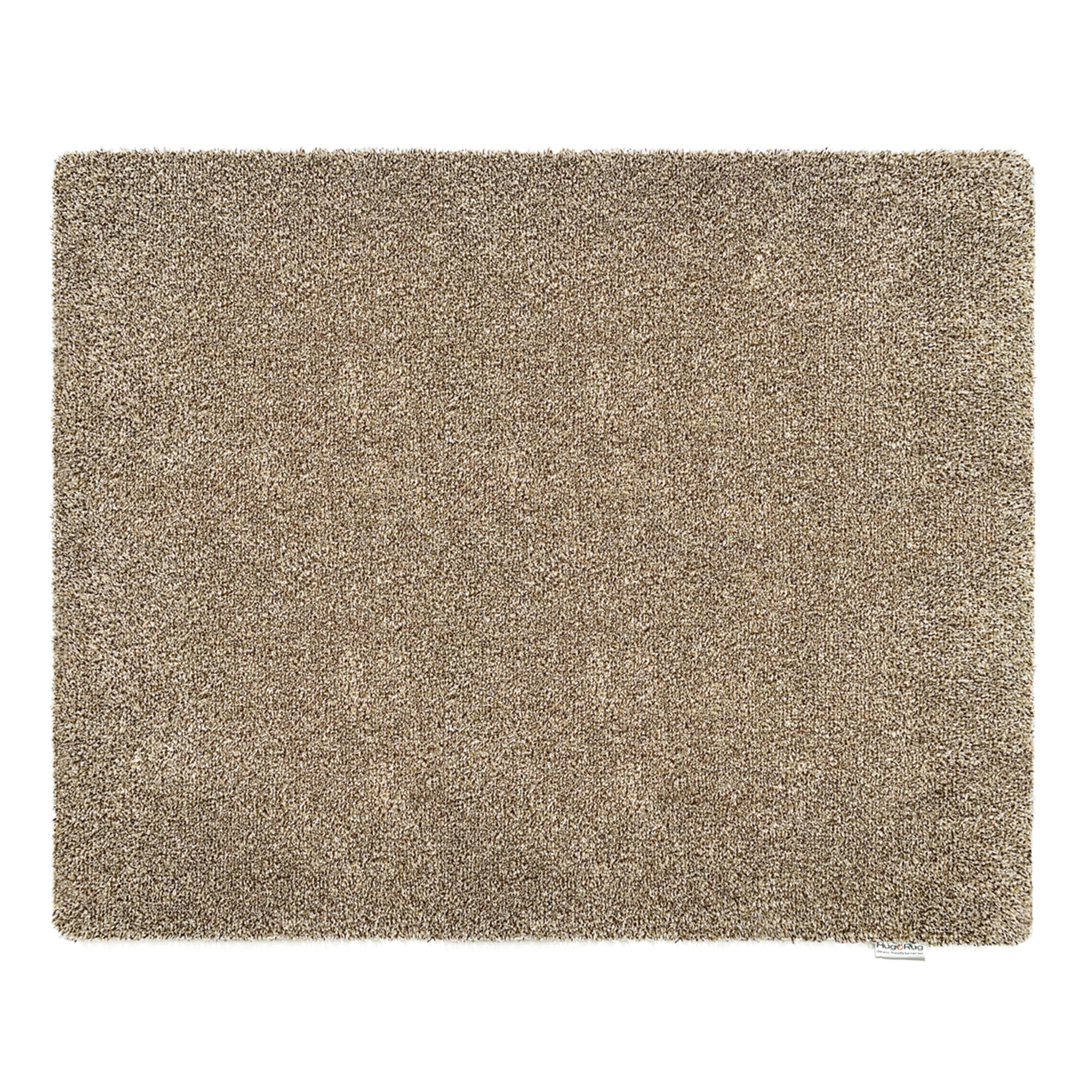 HUG RUG Washable Dirt Trapper Door Mat Kitchen Hallway Doorway, Made in the UK, Plains Linen 80X100