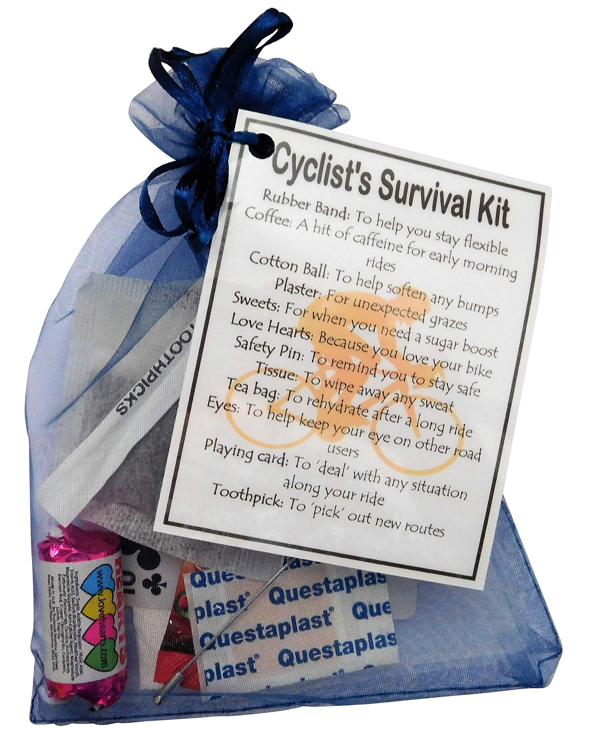 SMILE GIFTS UK Cyclist's Survival Kit Gift (Small Novelty gift) -Cyclist gift, gift for Cyclist's, Cyclist secret santa, Cyclist's birthday gift, thank you gift for Cyclist