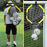 Happy Jump 3-in-1 Football Target Net with Portable Ball Bag Upgraded Tubes view 8
