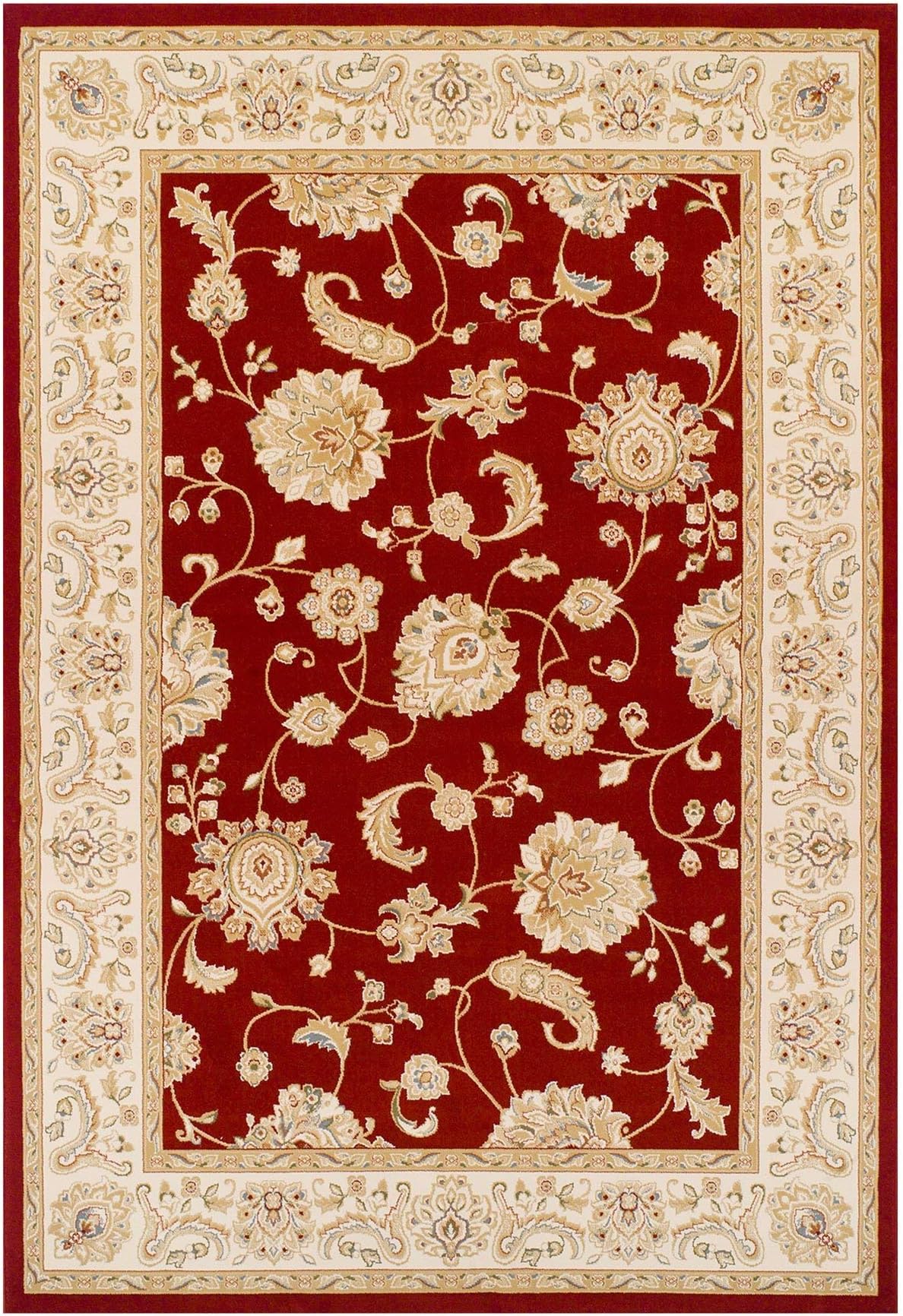Kendra 2330 R Traditional Rug Red Beige 240 x 340cm (7ft10 x 11ft2 approx)