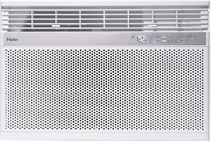 Haier Smart Window Air Conditioner 10,000 BTU Easy Install Kit Included Complete With Wifi & Smart Home Connectivity Energy Star Certified Cools up to 450 Square Feet 115 Volts White