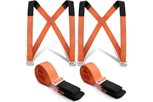 DEYACE Moving Straps 2-Person Lifting Straps for Moving Furniture, Appliances, Mattresses or Any Item up to 800 lbs