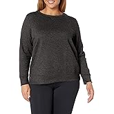JUST MY SIZE womens Plus-size Ecosmart Sweatshirt With V-notch