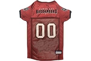 PETS FIRST NFL Tampa Bay Buccaneers Dog Jersey - Small, Football Jersey Costume for Dogs