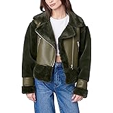 [BLANKNYC] womens Vegan Leather Bonded Moto Jacket