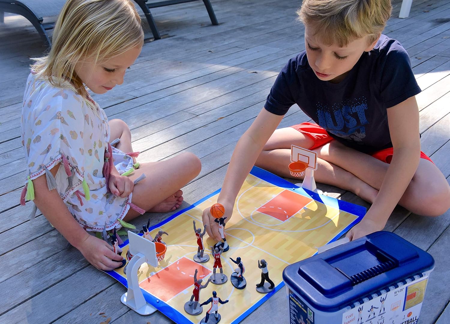 Kaskey Kids Basketball Guys – Inspires Imagination with Open-Ended Play – Includes 2 Full Teams and More – For Ages 3 and Up: Toys & Games