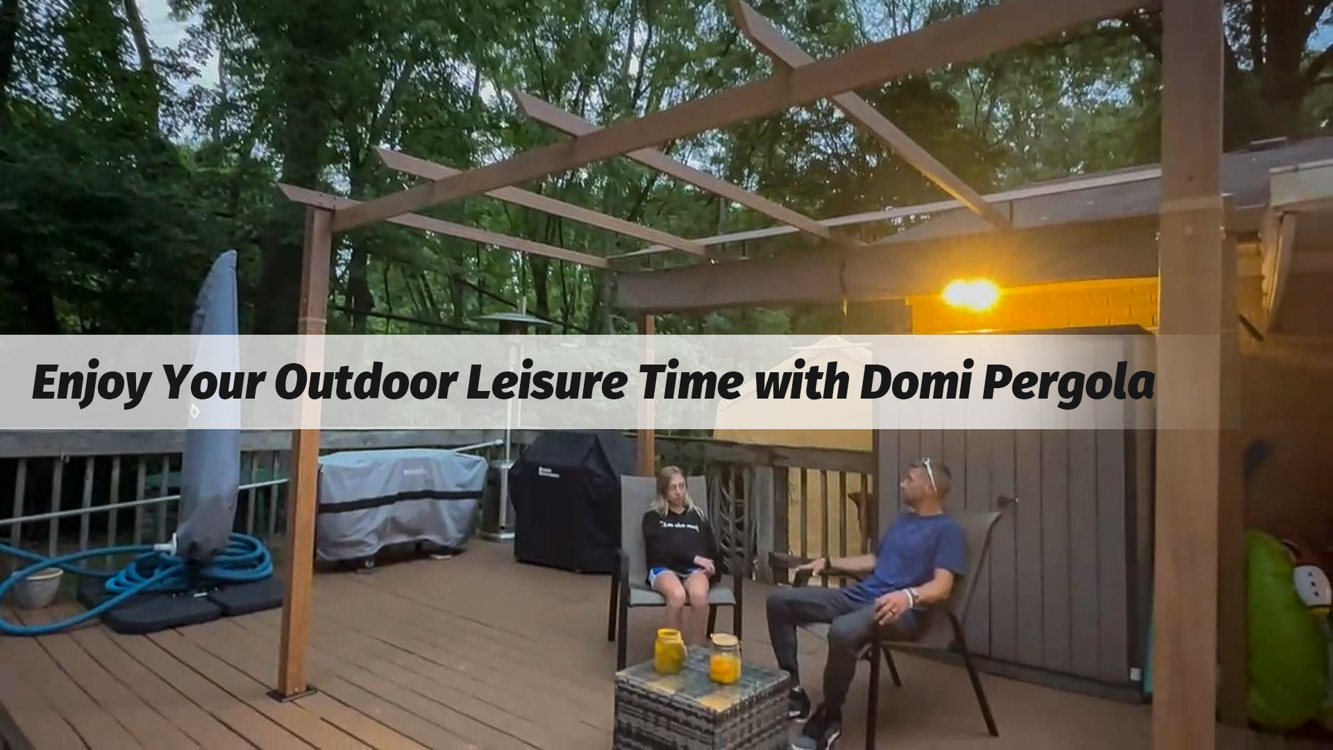 Domi 9x13 Retractable Wall-Mounted Pergola Review: Adjustable Shade Canopy for Patios and Decks image 27