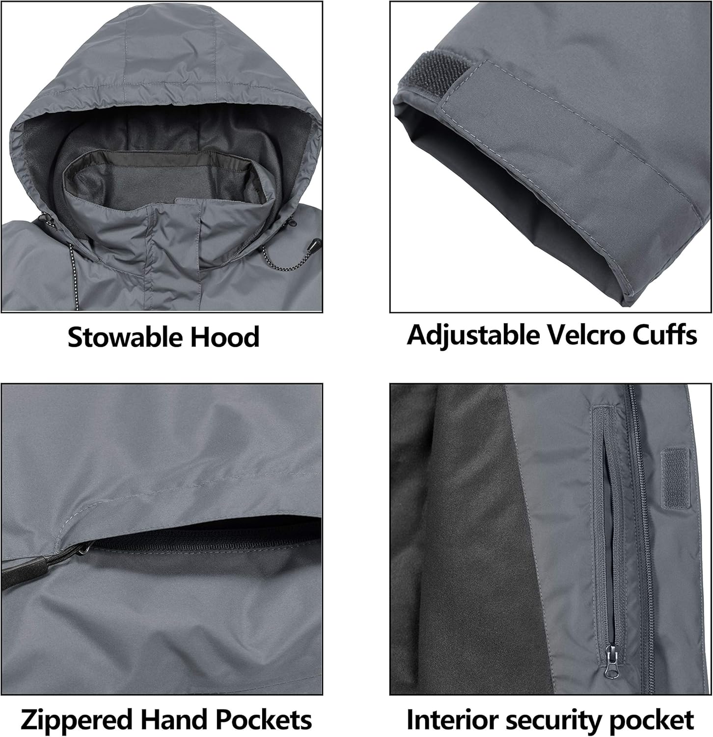 Little Donkey Andy Women's Ski Snowboarding Jacket Waterproof Warm Winter Windproof Mountain Snow Rain Coat : Clothing