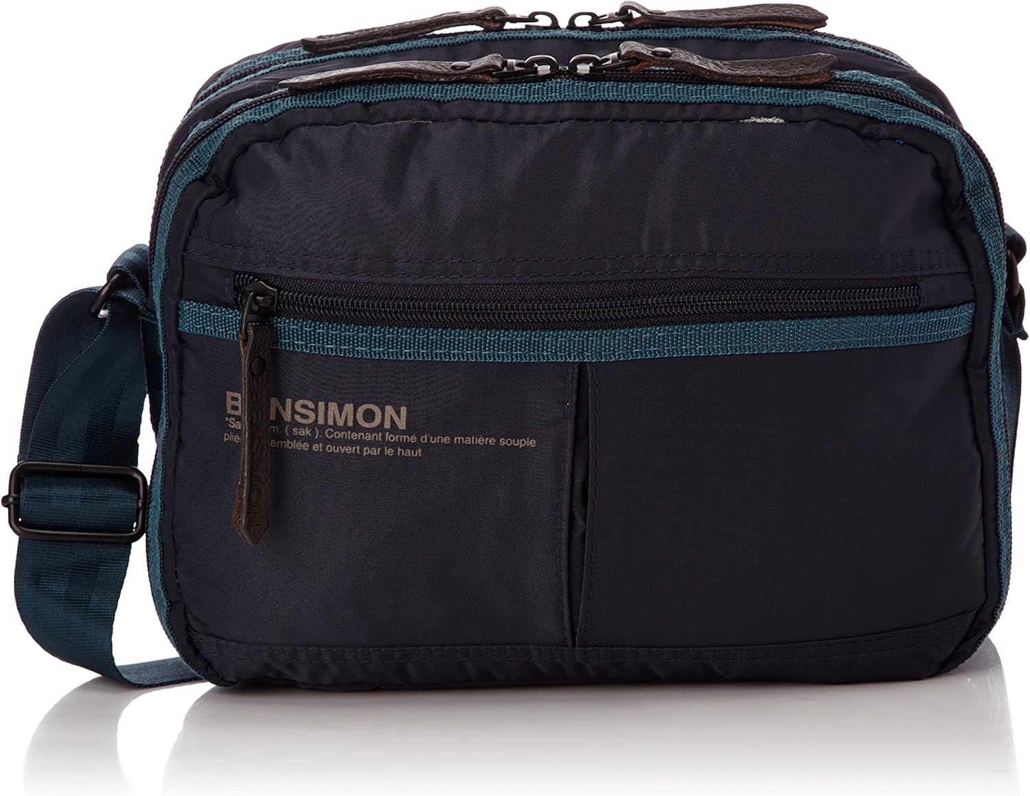 Bensimon Pocket Bag Working, Womens CrossBody Bags, Blue (Bleu (Marine