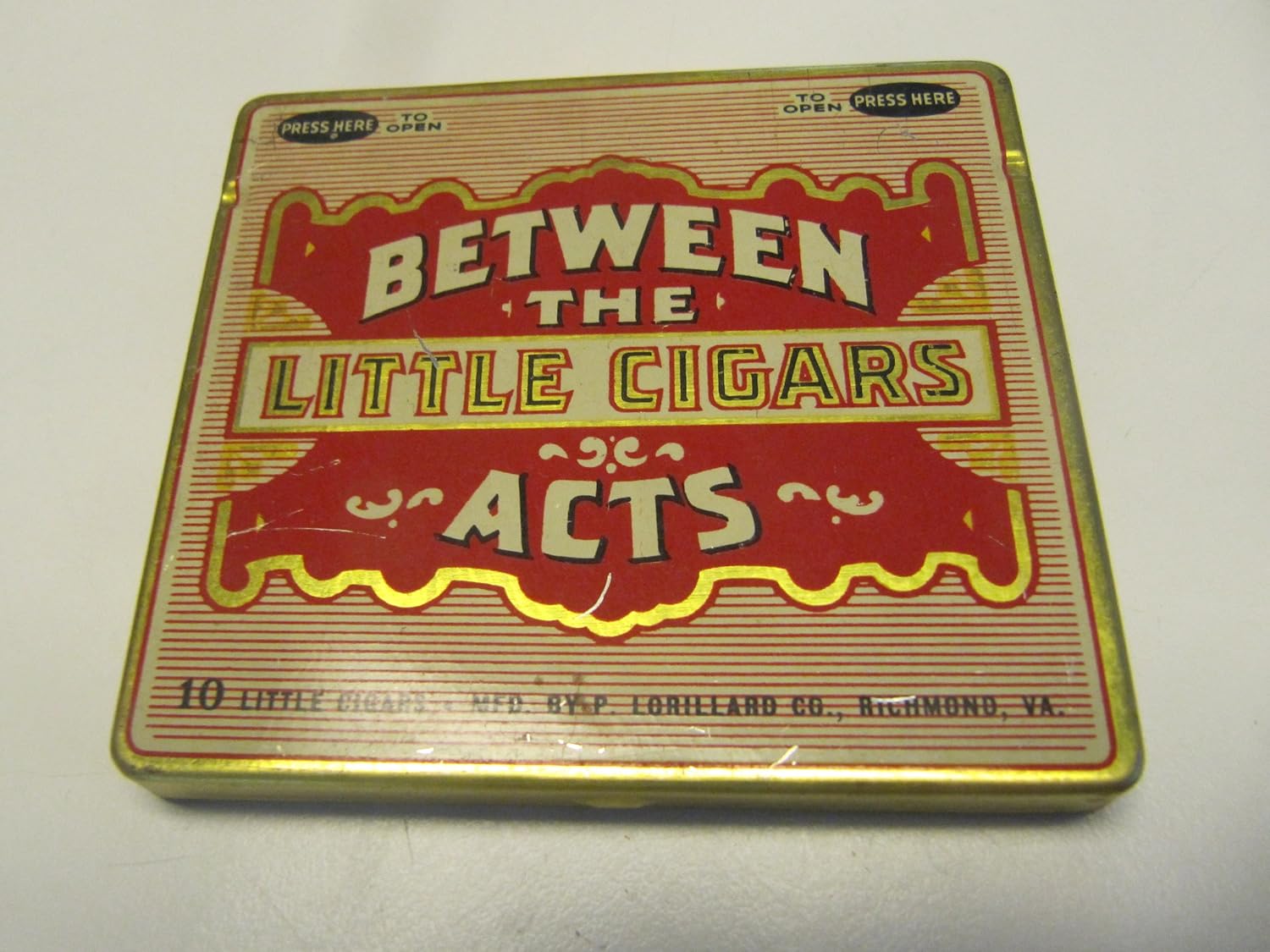 "Between the Acts" Little Cigars tins Everything Else