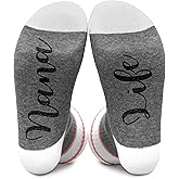 Jripars Nana Life Socks, Gifts for Grandmother, Socks for Women Size 5.5-11, Gifts for Families Friends on Mother's Day Birthday Thanksgiving Christmas Day - A25